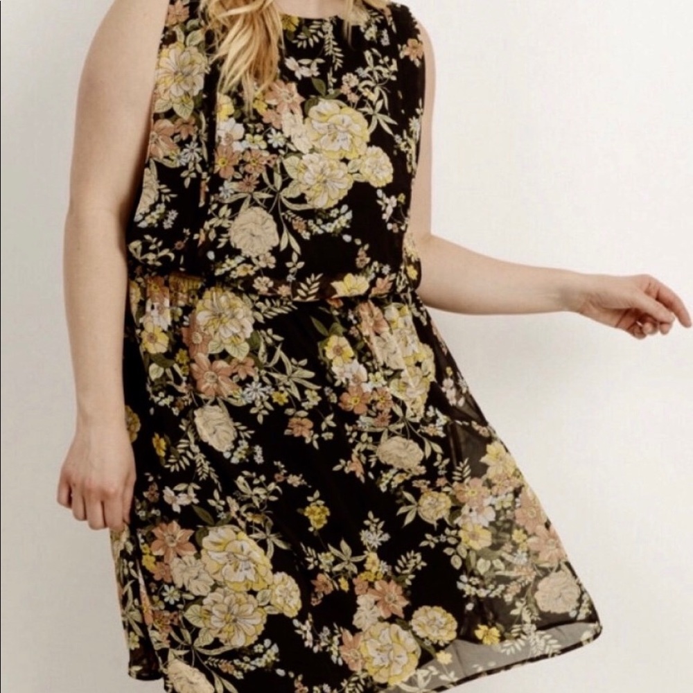 Floral Plus Size Dress